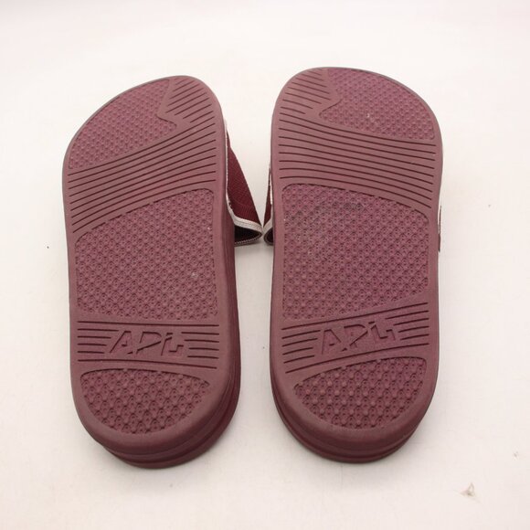 APL Techloom Slides Sandals Slipper Men\'s Size 12 Burgundy Comfort Slip On Shoes main image 6